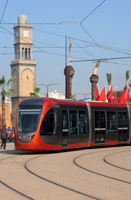 Tata Steel liefert Schienen des Typs 41 GPU für die neue Straßenbahn von Casablanca
